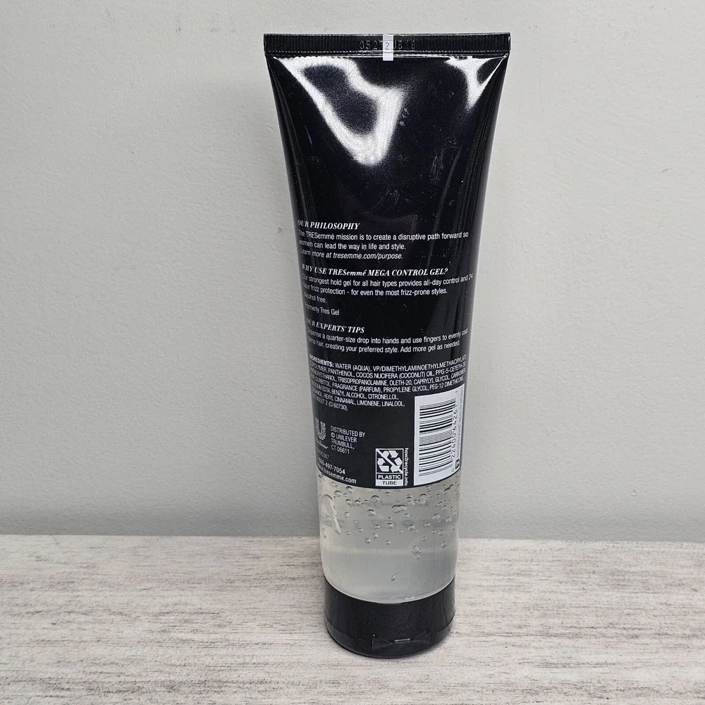TRESemme Hair Gel Mega 24 Hour Frizz Control Level 5 w/Coconut Oil NEW 9 oz‎